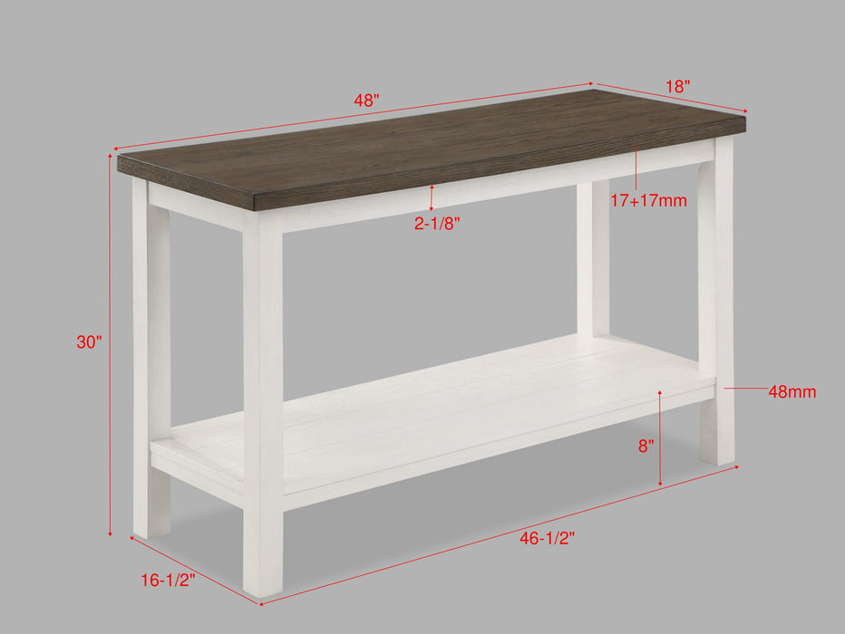 Dakota - Sofa Table - White