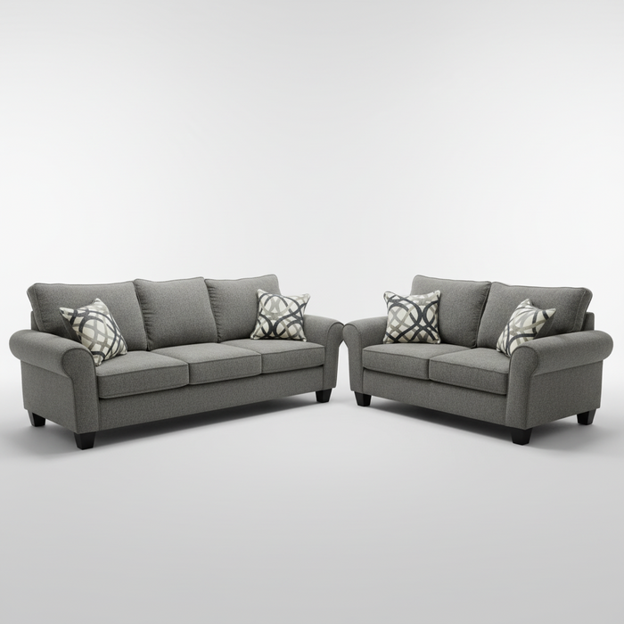 2600 Sofa and Loveseat Set by L&A