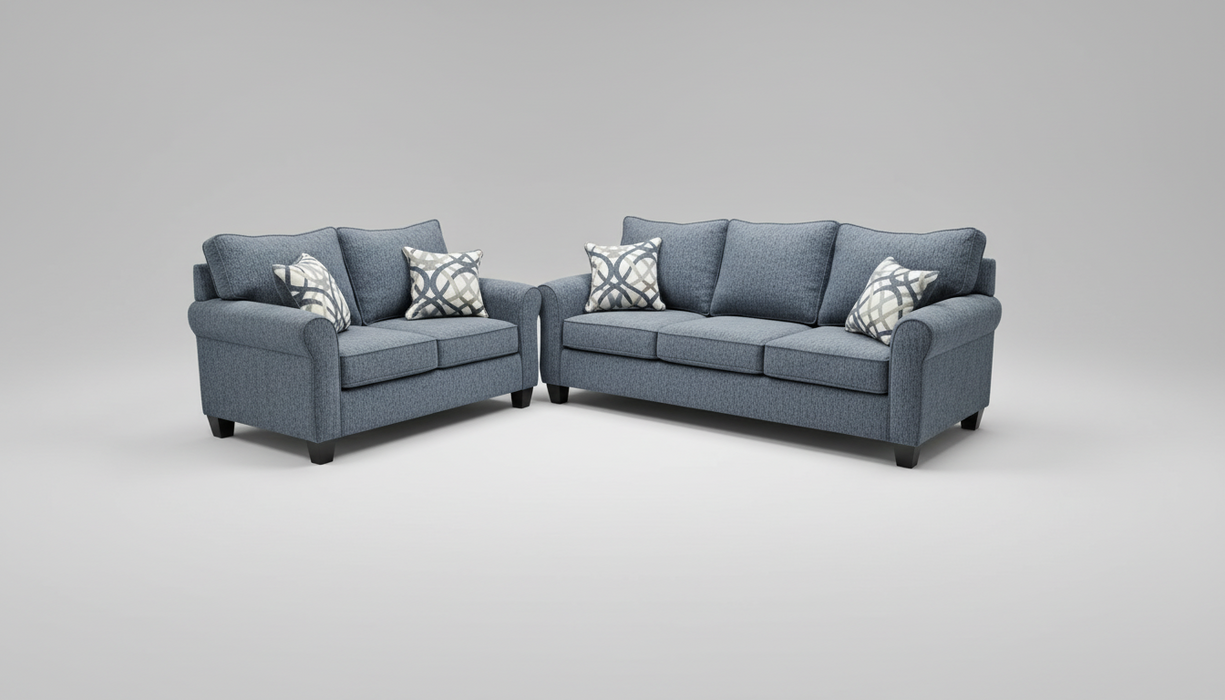2600 Sofa and Loveseat Set by L&A