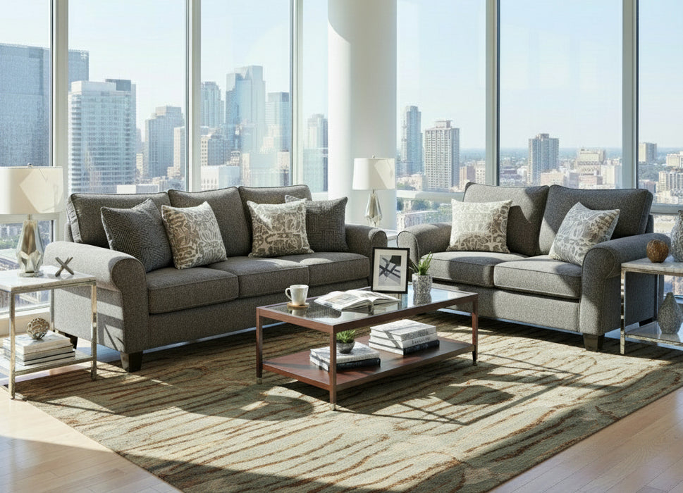 2600 Sofa and Loveseat Set by L&A