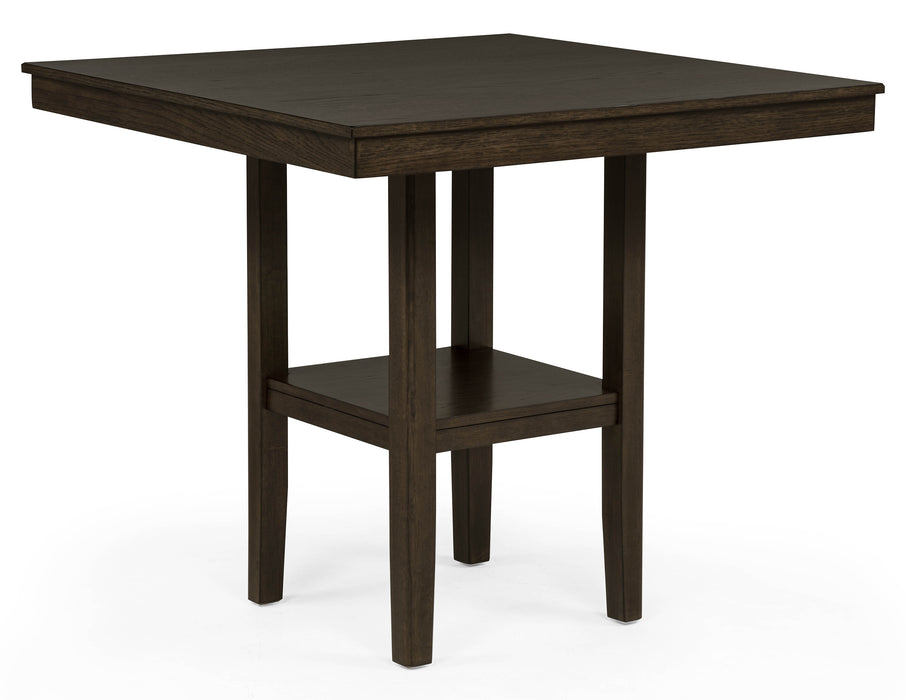 Lester Brown 5 Piece Counter Height Dining Set