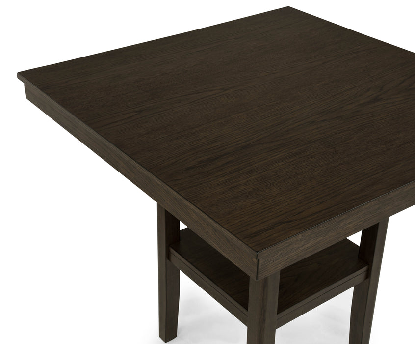 Lester Brown 5 Piece Counter Height Dining Set