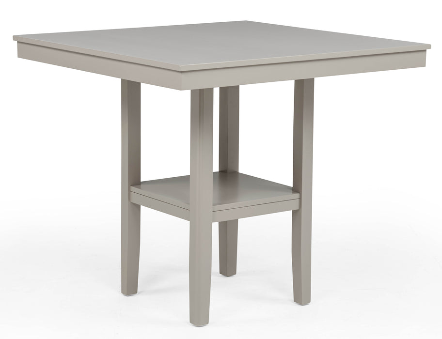 Lester Greige 5 Piece Counter Height Dining Set