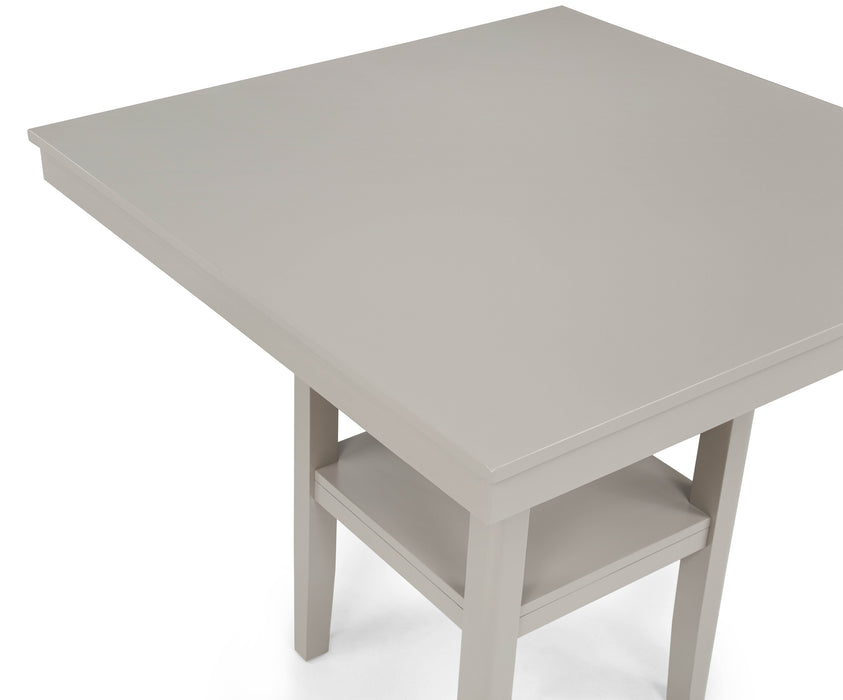 Lester Greige 5 Piece Counter Height Dining Set