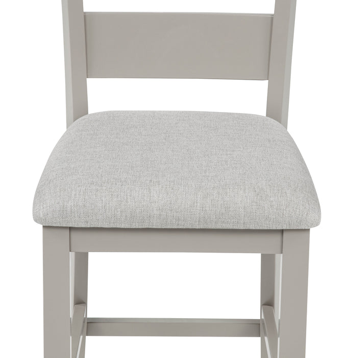 Lester Greige 5 Piece Counter Height Dining Set