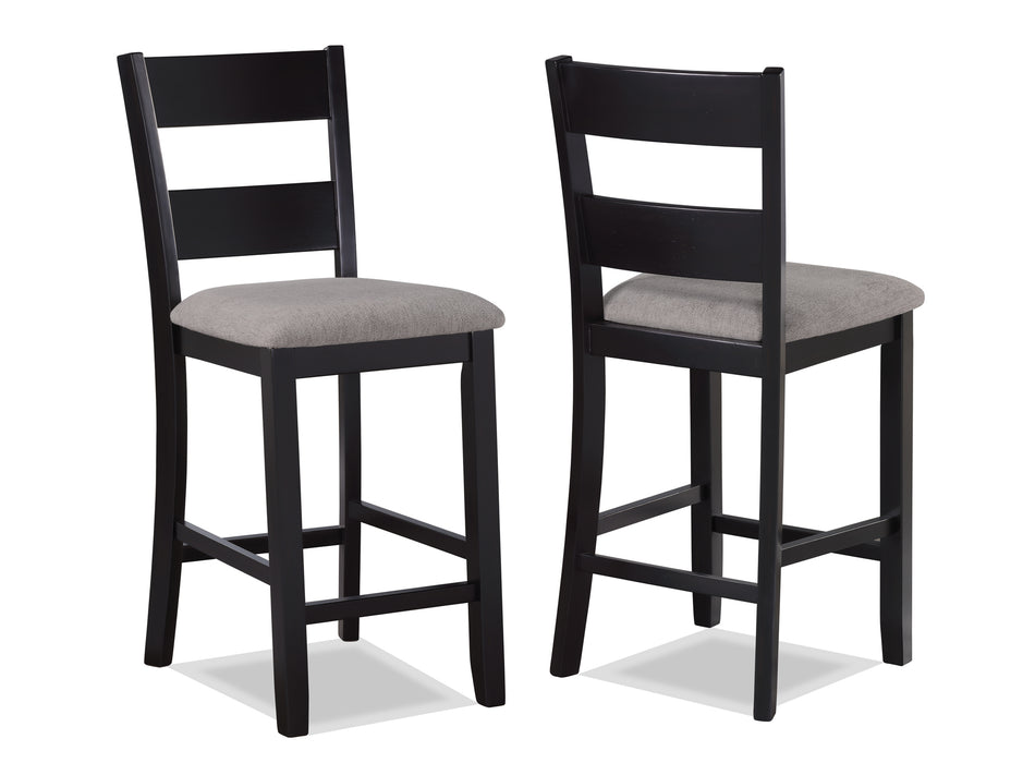 Lester Lt Grey 5 Piece Counter Height Dining Set