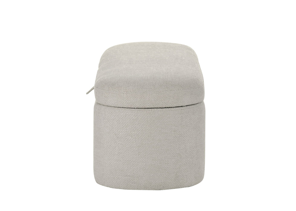 Philipa - Storage Bench - Oatmeal Tweed
