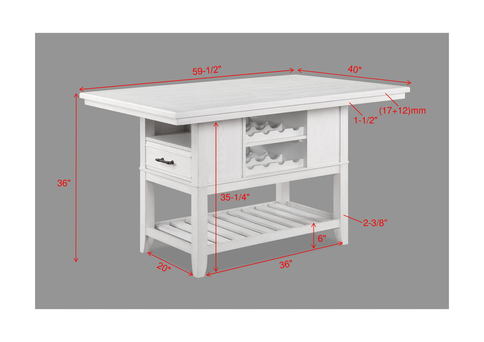 Wendy - Counter Height Table - White