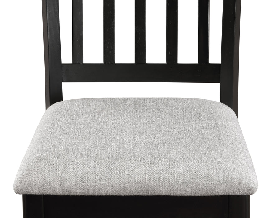Salvador - 5 Piece Counter Height Set - Charcoal / White