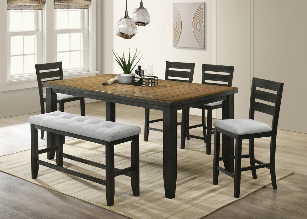 Bardstown Wheat Charcoal Counter Chair