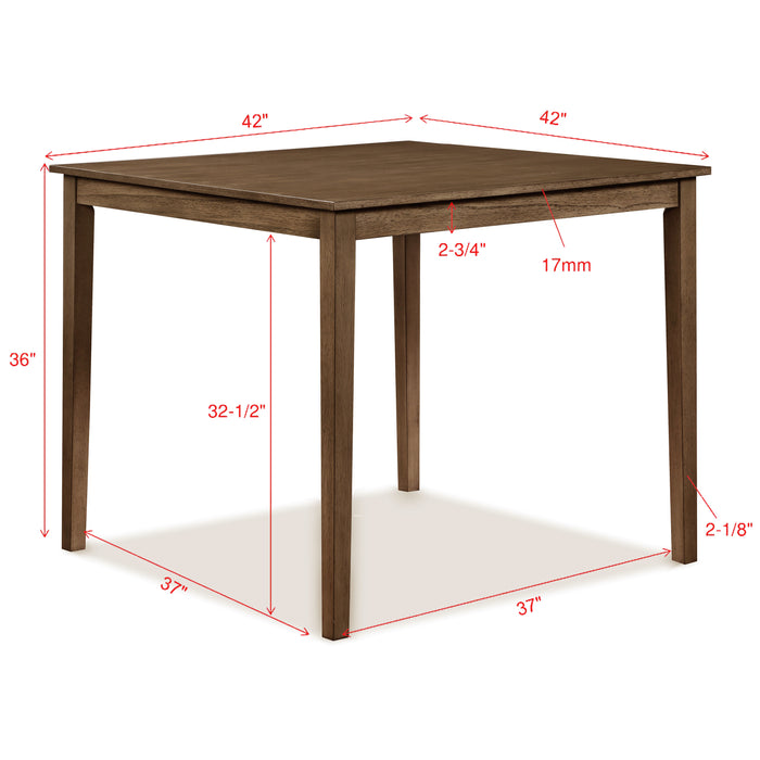 Theodore 5Pc Counter Height Dining Set