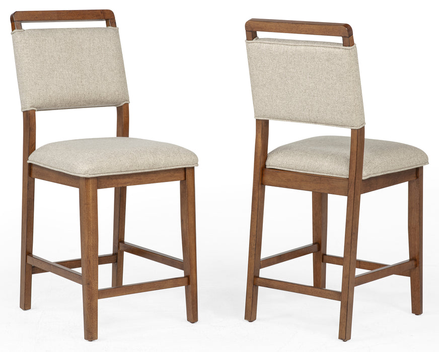 Blanche Brown Counter Height Chair