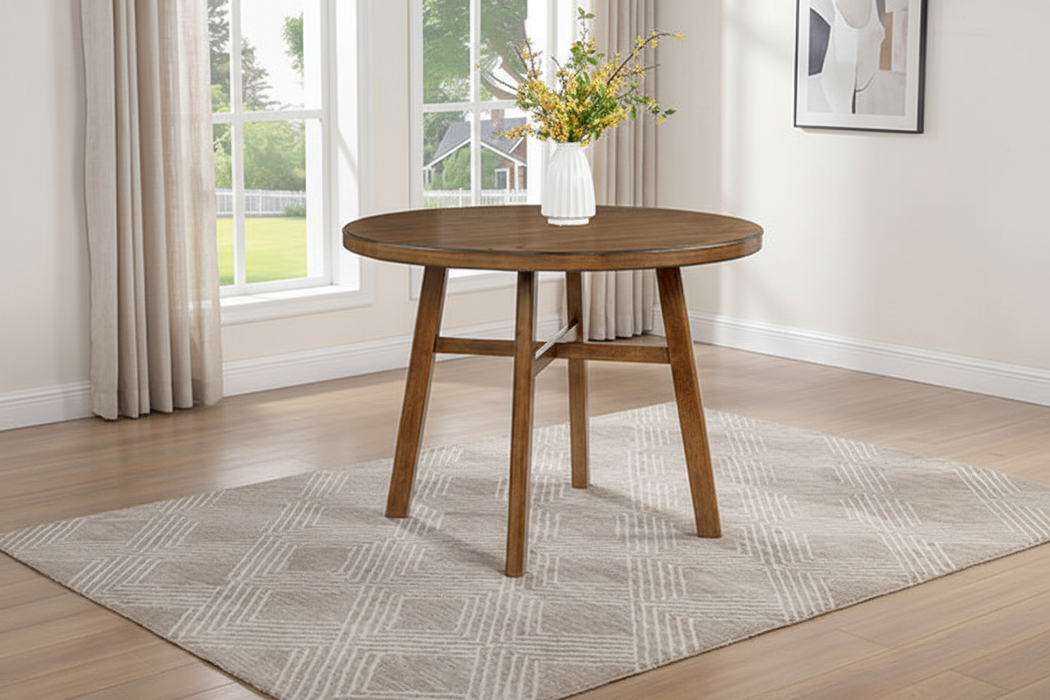 Blanche Brown 48" Round Counter Height Table