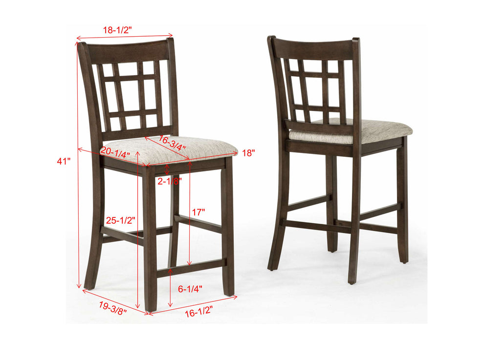 Hartwell 5 Pc Counter Height Dining Set by Crown Mark