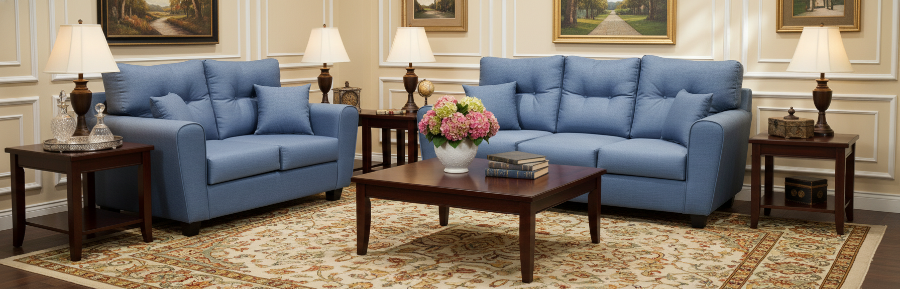 2800 Sofa and Loveseat Set by L&A