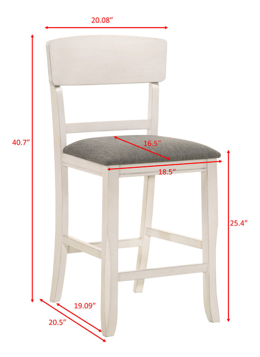 Conner - Counter Height Chair (Set of 2) - Chalk