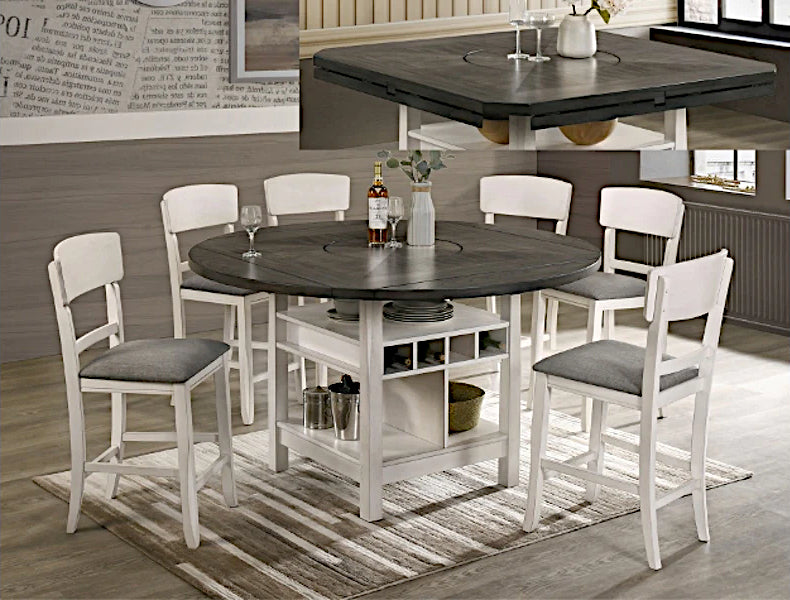Conner - Counter Height Dining Table - Gray
