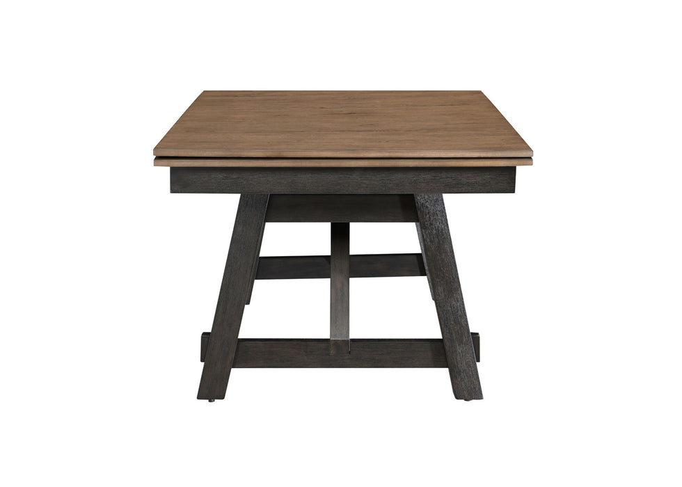 Maribelle - Dining Table - Wheat / Charcoal