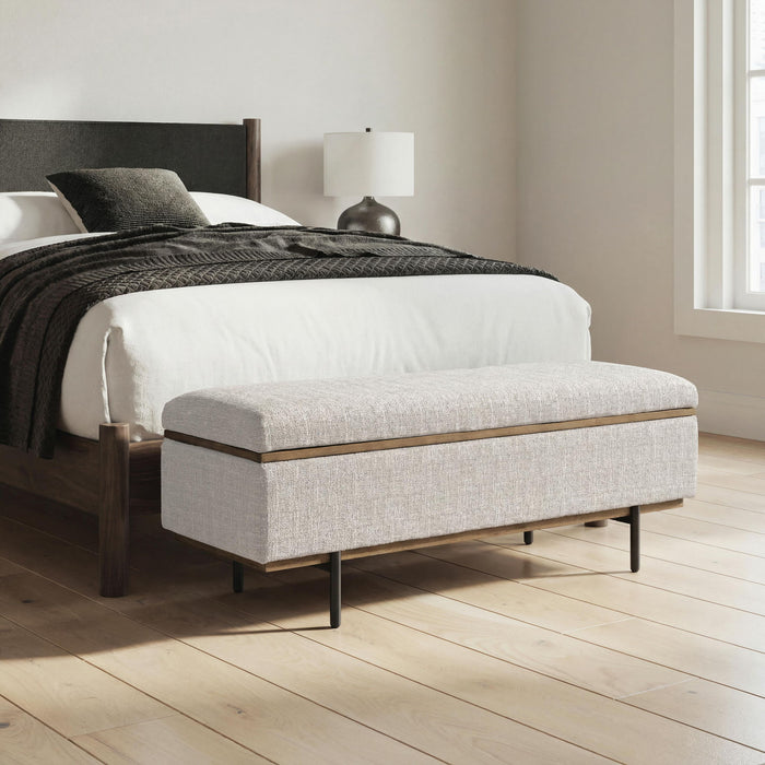Dettaford Next-Gen Nuvella - Storage Bench - Stone