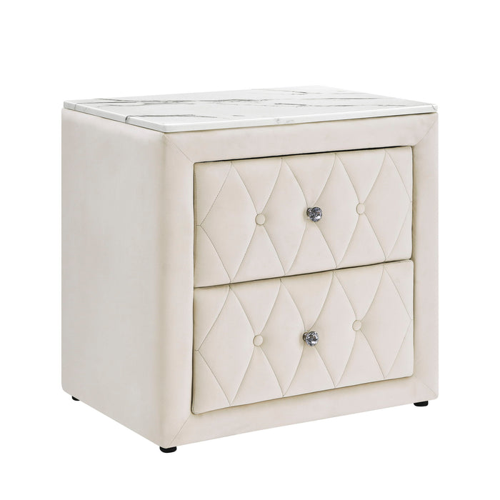 Annabelle - Nightstand - Ivory