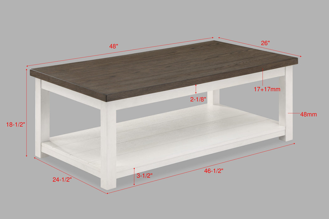 Dakota - Coffee Table With Casters