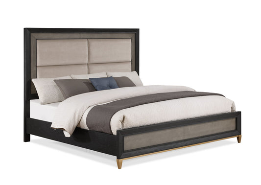 Payson - Queen Bed - Black / Gray