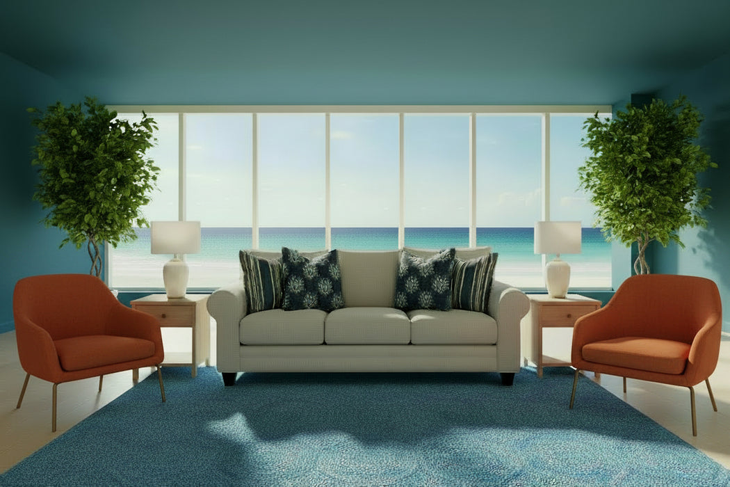 Stationary Sofa & Loveseat 3010