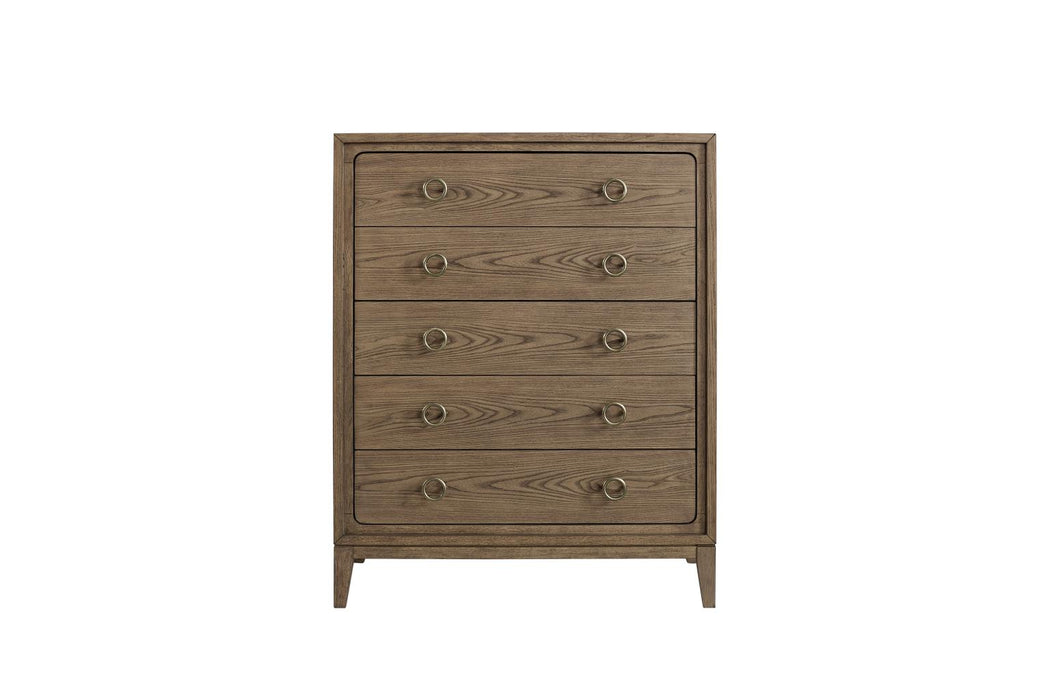 Elure 5-Drawer Chest- Latte