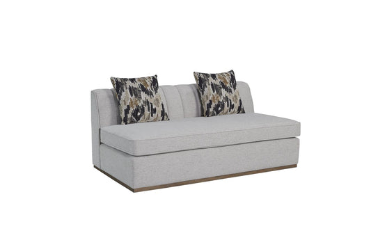 Elure Channel Armless Loveseat