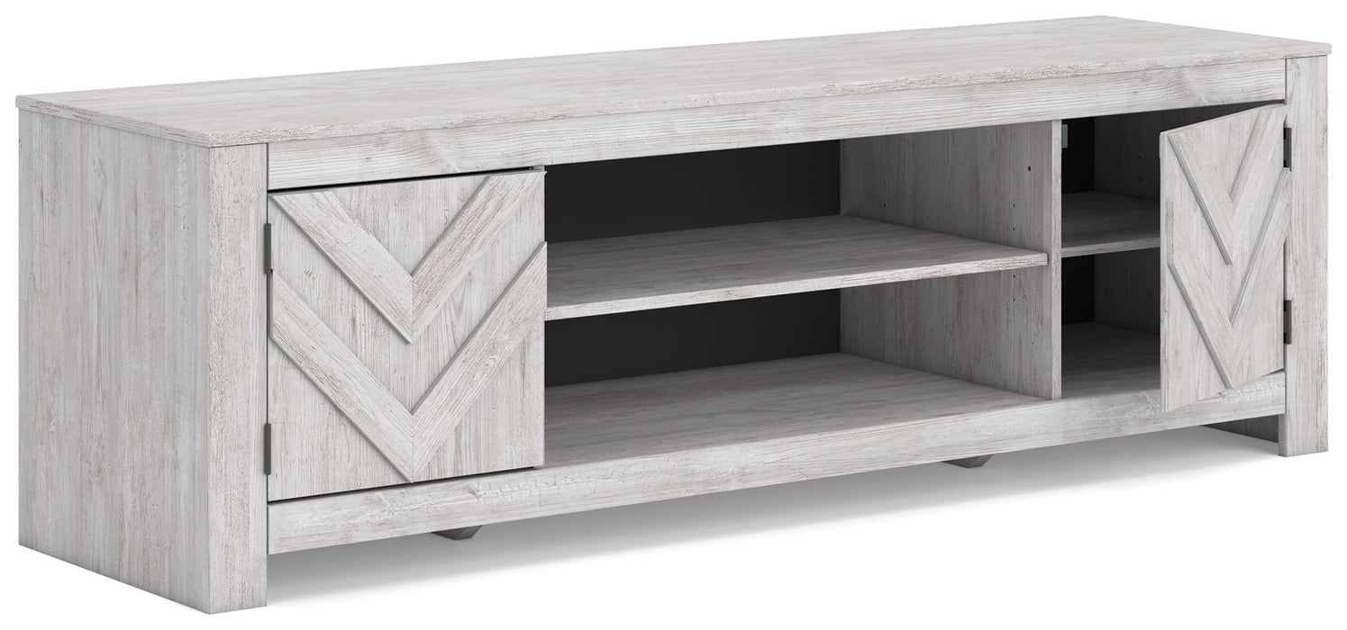 Cayboni - LG TV Stand With Fireplace Option
