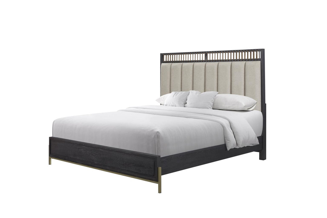 Elure Upholstered & Strap Panel Bed