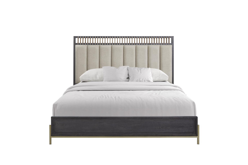 Elure Upholstered & Strap Panel Bed