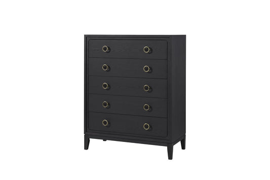 Elure 5-Drawer Chest- Peppercorn