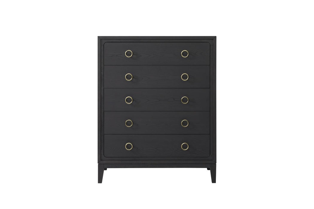 Elure 5-Drawer Chest- Peppercorn