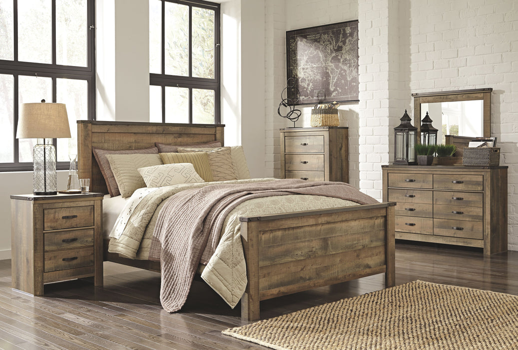 Trinell - Panel Bed