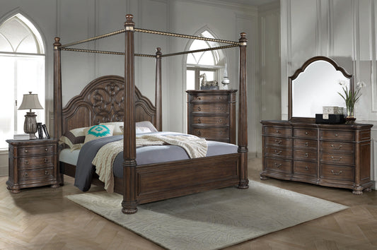 Tuscany 4 Poster or  Canopy 5 Piece Bedroom Suite