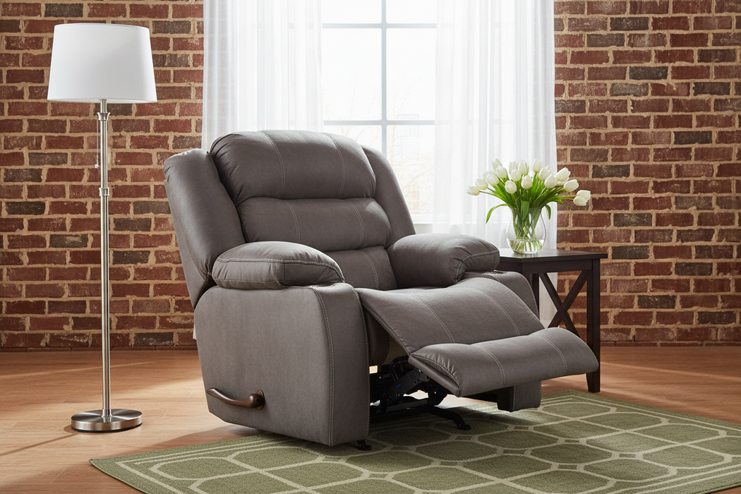 Beckley Big Man Rocker Recliner w/ 2 Cupholders