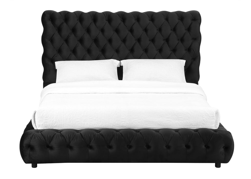 Flory - King Bed - Black