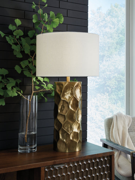 Marshawn - Metal Table Lamp - Gold Finish