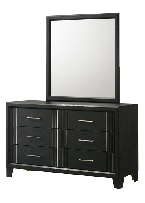 Charlie - Dresser & Mirror - Charcoal furniturelanddist.com Charlie - Dresser & Mirror - Charcoal furniturelanddist.com
