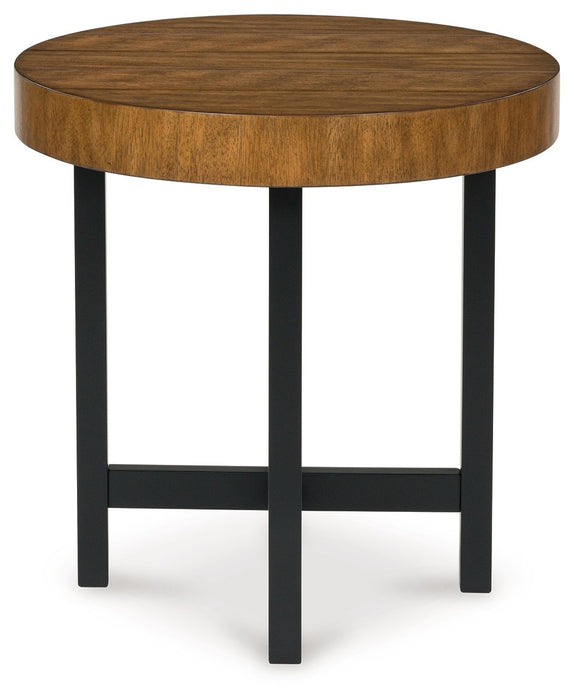 Steenlage - Occasional Table Set (Set of 2) - Brown / Black