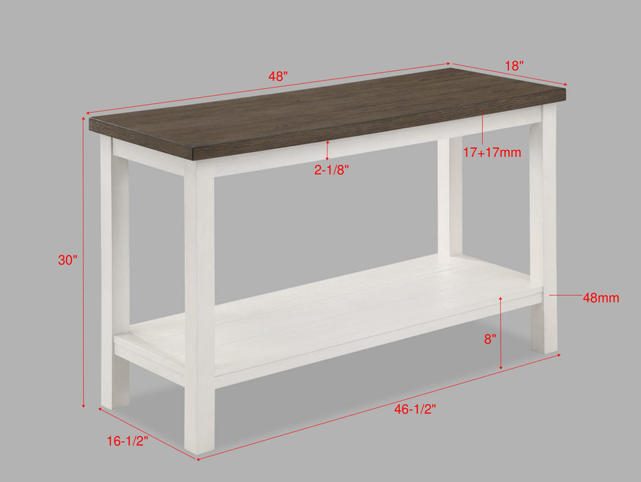 Dakota - Sofa Table - White