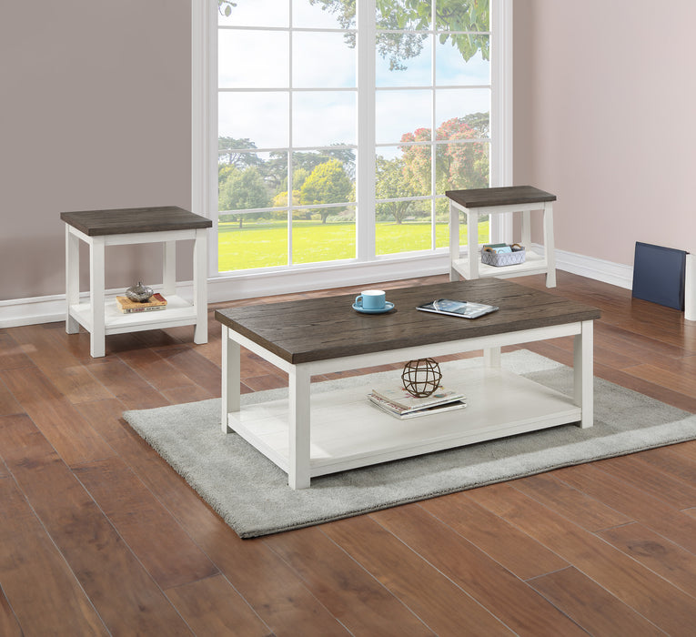 Dakota - Table Set (Coffee & 2 End Tables) - White