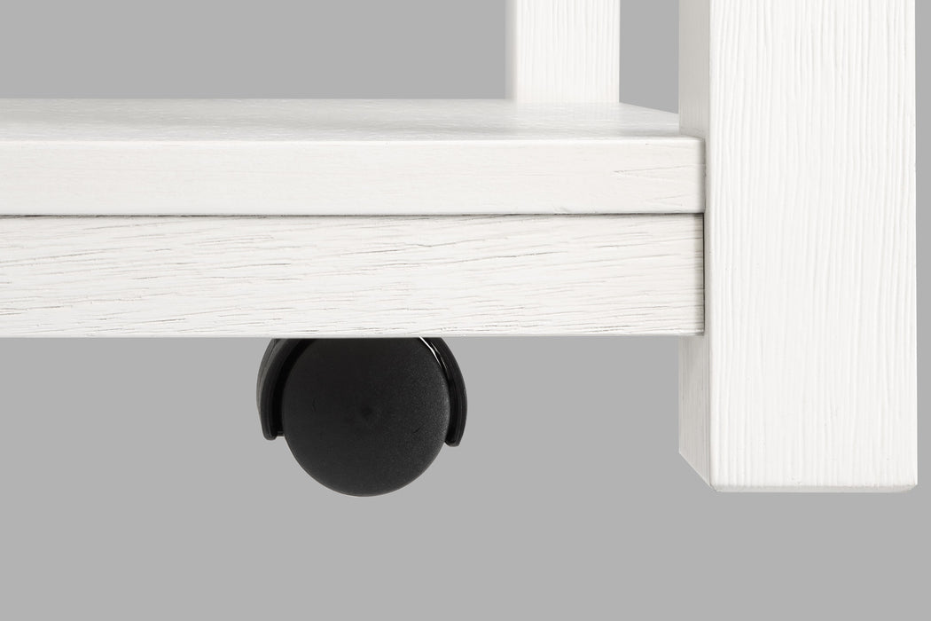 Dakota - Coffee Table With Casters - White