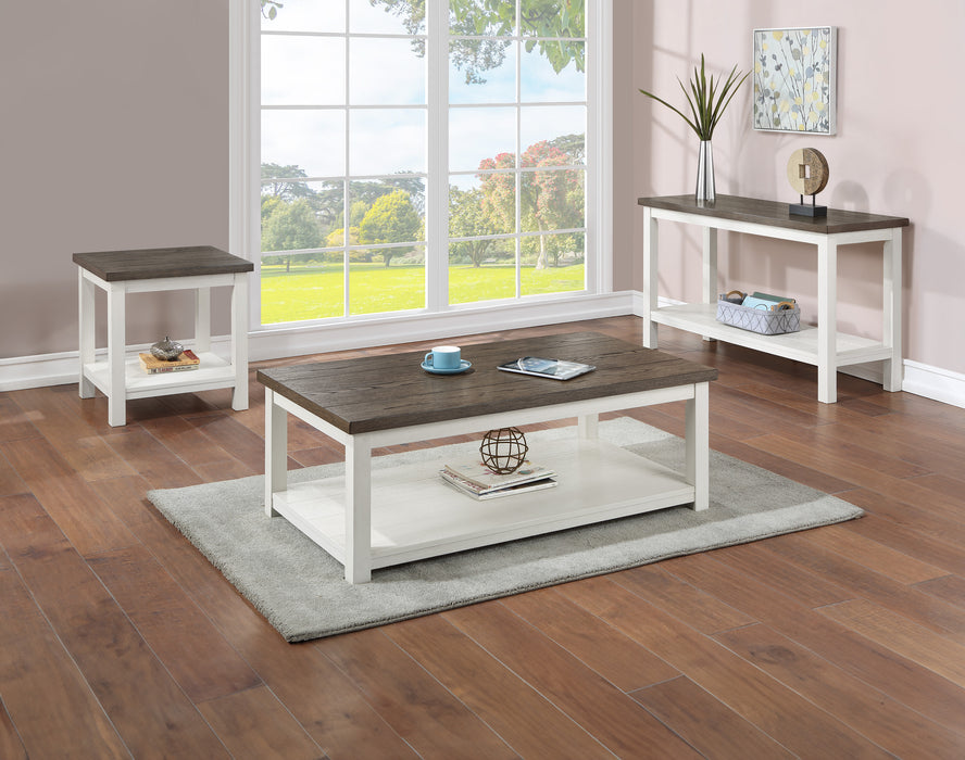 Dakota - 3 Piece Table Set - White