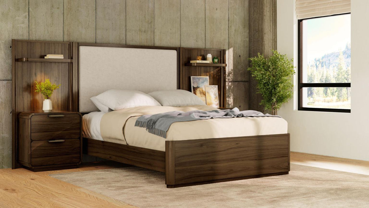 Westfield Upholstered Wall Bedroom Set