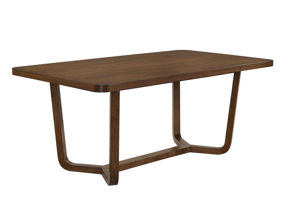 Salerno - 5 Piece Dining Room Set - Brown