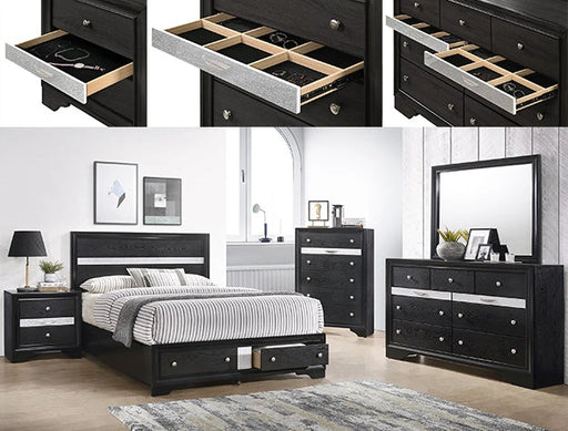 Crown Mark Regata Dresser in Black image
