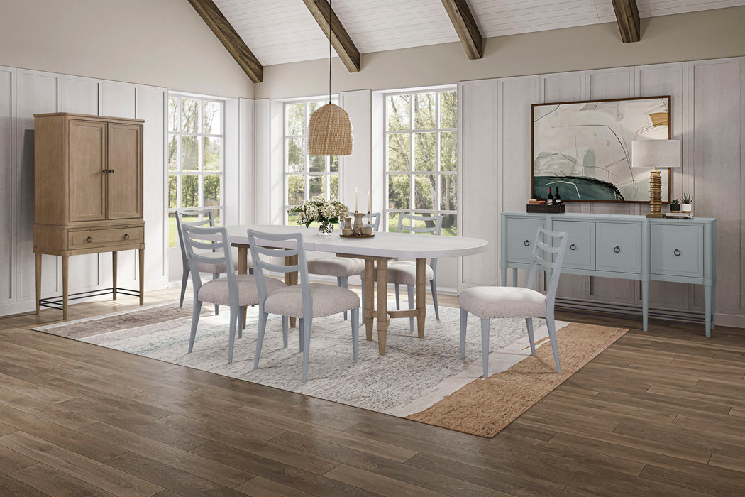 Citrus Heights - Pillar Trestle Table - Sand