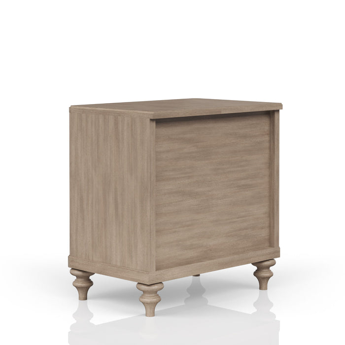 Citrus Heights - 3 Drawer Nightstand - Sand